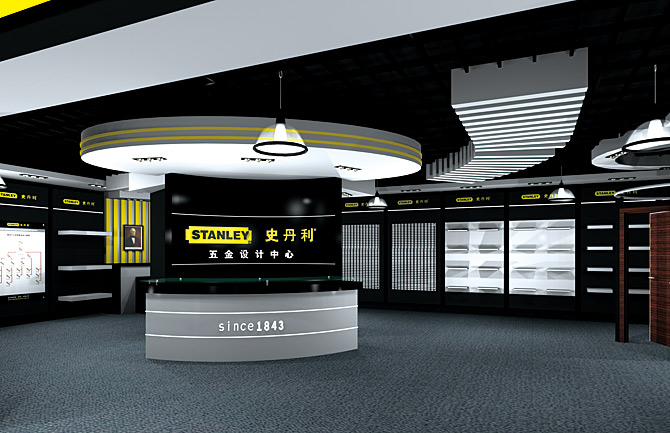黑眼睛廣告為史丹利設計的展廳內(nèi)景